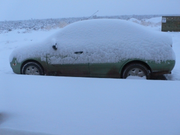 Snow-covered Car